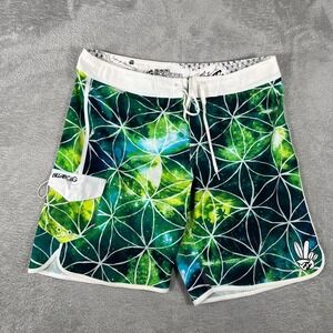 Billabong Dave Rastovich Board Shorts Mens 38 Recycler Series Psychedelic Print